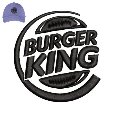 Burger King Embroidery logo for Cap.