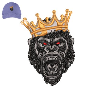 Ferocious Gorilla Embroidery logo for Cap.
