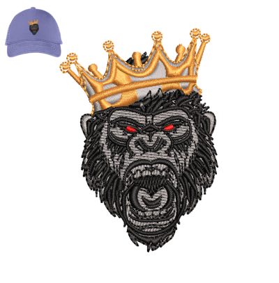 Ferocious Gorilla Embroidery logo for Cap.