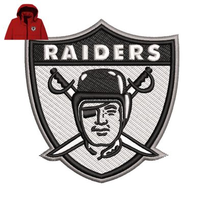 Las Vegas Raiders Embroidery logo for Jacket.