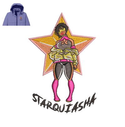 StarQuiasha Embroidery logo for Jacket.