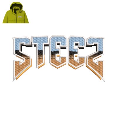 Steez Embroidery logo for Jacket.
