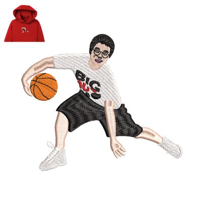 Allen Ye Basketball Embroidery logo for Hoodie.