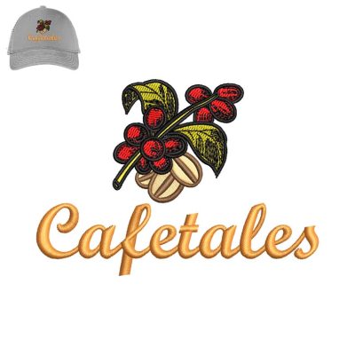 Cafetales restaurant Embroidery logo for Cap.