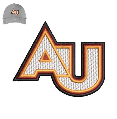 Adelphi University Embroidery logo for Cap.