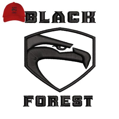 Black Forest Embroidery logo for Cap.