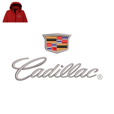 Cadillac Embroidery logo for Jacket.