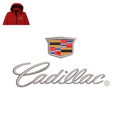Cadillac Embroidery logo for Jacket.