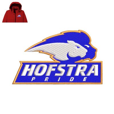 Hofstra Pride Embroidery logo for Jacket.