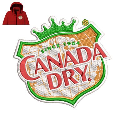 Canada Dry Embroidery logo for Jacket.