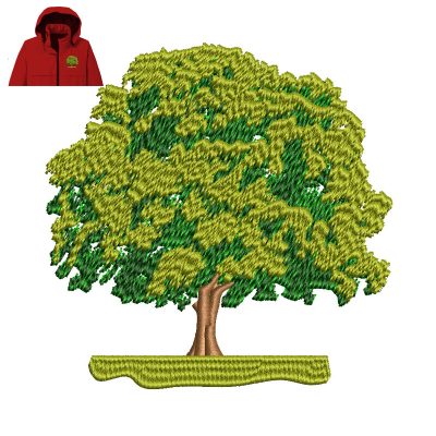 Oak Tree Embroidery logo for Jacket.