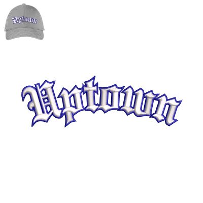 Uptown Embroidery logo for Cap.