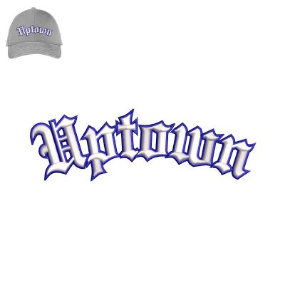 Uptown Embroidery logo for Cap.