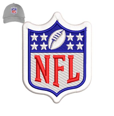 NFL Shield Embroidery logo for Cap.