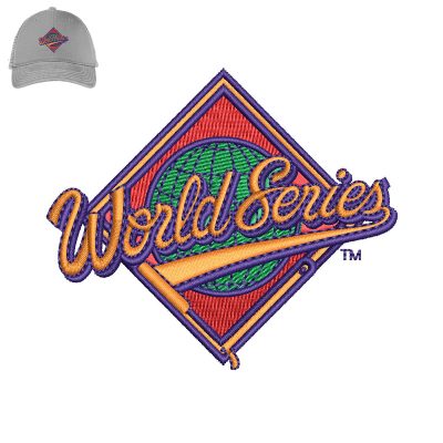 World Series 1994 Embroidery logo for Cap.