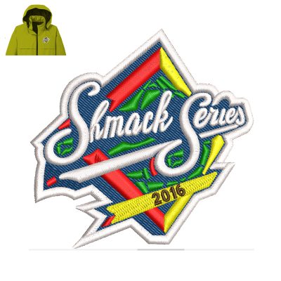 Shmack Series 2016 Embroidery logo for Jacket