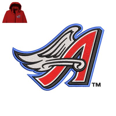 Anaheim Angels Embroidery logo for Jacket.