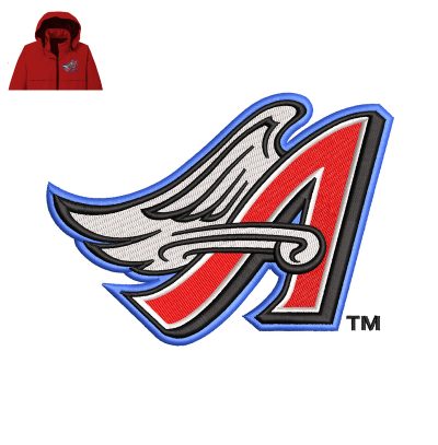 Anaheim Angels Embroidery logo for Jacket.