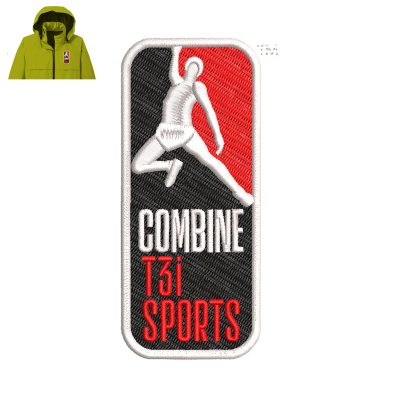 Combine T3i Sports Embroidery logo for Jacket.