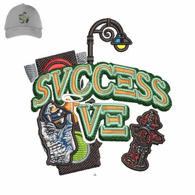 Svccess ve Embroidery logo for Cap.