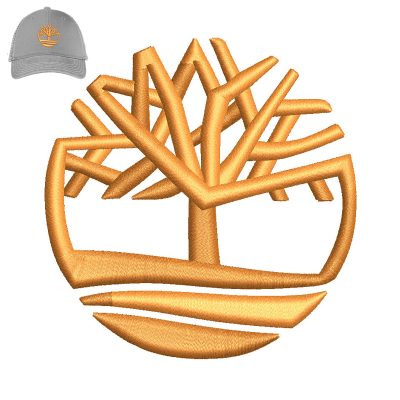 Yellow Tree Embroidery logo for Cap.