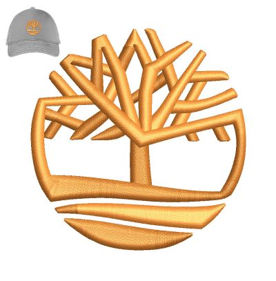 Yellow Tree Embroidery logo for Cap.