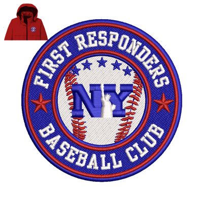 NY Baseball Club Embroidery logo for Jacket.