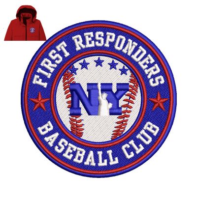 NY Baseball Club Embroidery logo for Jacket.