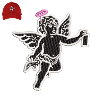 Baby Fairy Embroidery logo for Cap.