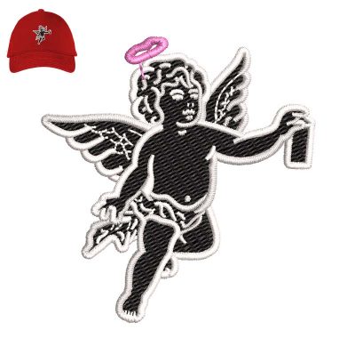 Baby Fairy Embroidery logo for Cap.