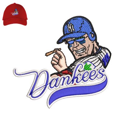 Dankees Official Partner Embroidery logo for Cap.